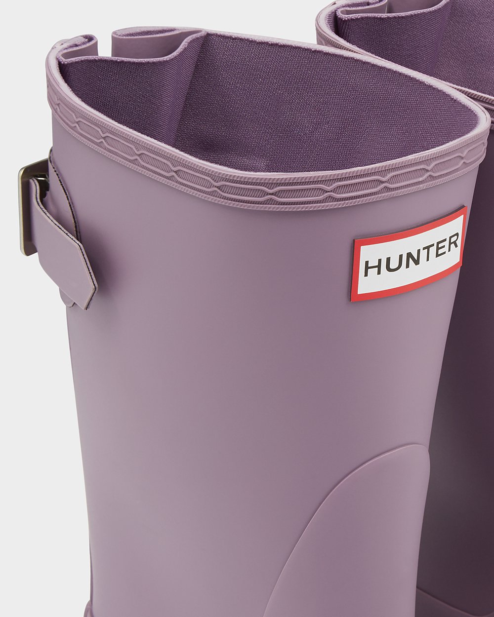 Hunter Korte Gummistøvler Dame Lilla | Original Back Adjustable | KQELF-0126